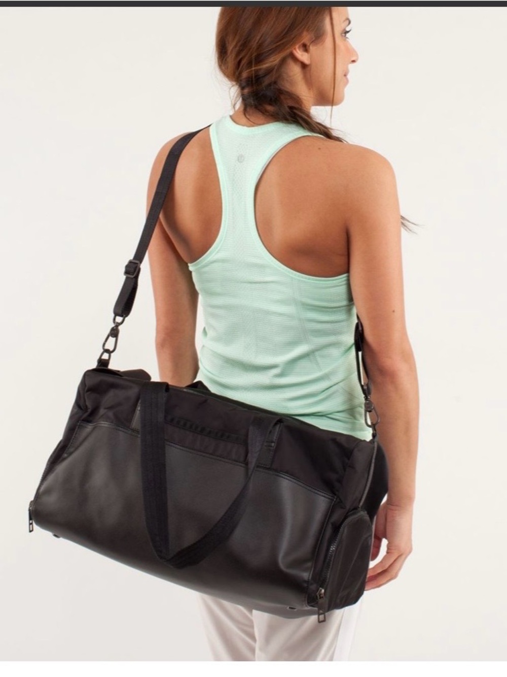 Lululemon Black Travel/Yoga Duffel Bag